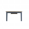 Kettle Interiors Smoked Painted Blue Oak 1.3m Extending Table (1300 -1800)