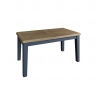 Kettle Interiors Smoked Painted Blue Oak 1.8m Extending Table (1800 -2300)
