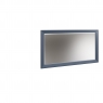 Kettle Interiors Smoked Painted Blue Oak Large Mirror