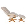 Nice Leather Swivel Recliner Chair & Stool Nice Leather Swivel Recliner Chair & Stool