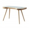 San Francisco Smart Desk - Oak/White Glass Top San Francisco Smart Desk - Oak/White Glass Top