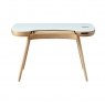 San Francisco Smart Desk - Oak/White Glass Top San Francisco Smart Desk - Oak/White Glass Top