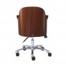 San Francisco Executive Chair - Walnut Cream