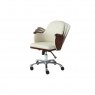 San Francisco Executive Chair - Walnut Cream San Francisco Executive Chair - Walnut Cream
