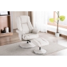Global Furniture Alliance (G.F.A.) Denver Leather Swivel Chair and Stool