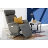 Global Furniture Alliance (G.F.A.) Michigan Leather Electric Swivel Recliner Chair