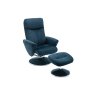 Paddington Fabric Swivel Recliner Chair and Stool Paddington Fabric Swivel Recliner Chair and Stool