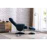 Paddington Fabric Swivel Recliner Chair and Stool Paddington Fabric Swivel Recliner Chair and Stool