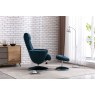 Paddington Fabric Swivel Recliner Chair and Stool Paddington Fabric Swivel Recliner Chair and Stool