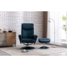 Paddington Fabric Swivel Recliner Chair and Stool Paddington Fabric Swivel Recliner Chair and Stool