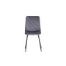 Indy Velvet Dining Chair in Grey