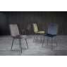 World Furniture Indy Velvet Dining Chair in Grey