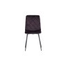 Indy Velvet Dining Chair in Aubergine Indy Velvet Dining Chair in Aubergine