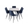 Indy 1.6m Dining Set in Rebecca Grey with x4 Indy Chairs Indy 1.6m Dining Set in Rebecca Grey with x4 Indy Chairs