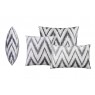 Scatter Cushion in Kilvington Chevron Charcoal Scatter Cushion in Kilvington Chevron Charcoal