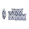 Scatter Cushion in Kilvington Chevron Navy