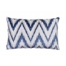 Scatter Cushion in Kilvington Chevron Navy Scatter Cushion in Kilvington Chevron Navy