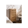 Baker Furniture Java Rattan 5 Drawer Tall Chest of Drawers
