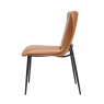 Baker Furniture Ella Tan Leather Occassional Dining Chair