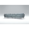 SITS Comfortable Life Artois Curved 4 Seater Sofa - Loose Cover with Velcro
