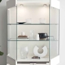 ALF ALF Artemide Curio Display Cabinet 2 Door in White High Gloss
