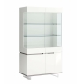 ALF ALF Artemide Curio Display Cabinet 2 Door in White High Gloss