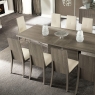 ALF ALF Italia Tivoli 160-210cm Extending Dining Table in Matt Grey Eco Veneer