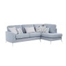 Messini Small Chaise Standard Back Fabric Sofa Messini Small Chaise Standard Back Fabric Sofa