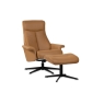 G Plan Ergoform Lukas Leather Chair & Stool