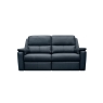 G Plan Upholstery G Plan Harper Leather Lumbar Recliner Large Sofa