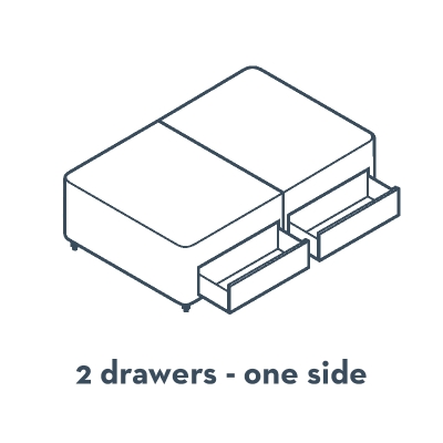 2 Drawers - One Side