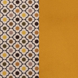 Back: Mini Spot Flower Autumn / Seat: Glyde Ochre