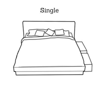 Firm Edge Pocketed Divan Base - 2 Drawers (Right Side)