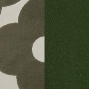 Top: Poppy Spot Dark Warm Grey / Sides: Glyde Velvet Forest