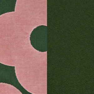 Top: Poppy Spot Jade / Sides: Glyde Velvet Forest