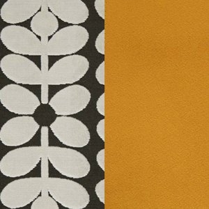 Top: Sixties Stem Charcoal / Sides: Glyde Velvet Ochre