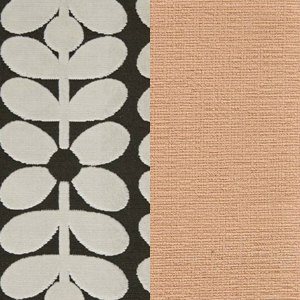 Back: Sixties Stem Charcoal / Seat: Tolka Rose