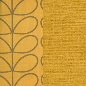 Headboard: Linear Stem Dandelion Gold / Sides: Tolka Dandelion