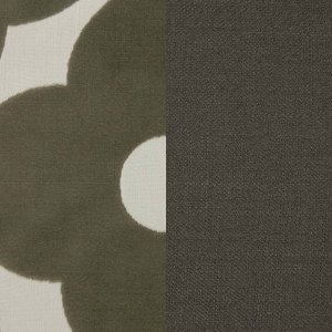 Headboard: Velvet Poppy Spot Dark Warm Grey / Sides: Foyle Charcoal