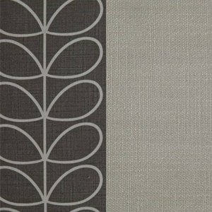Top: Foyle Dark Grey / Sides: Linear Stem Charcoal Light Grey