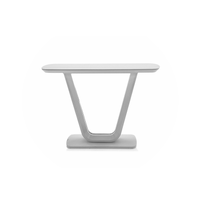 Lazzaro Console Table White