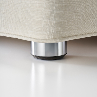 Wood/Metal Foot - Chrome/Steel (Set Of 8)