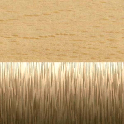 Natural with Brass Tip