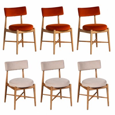 3x Flora Taupe & 3x Flora Orange