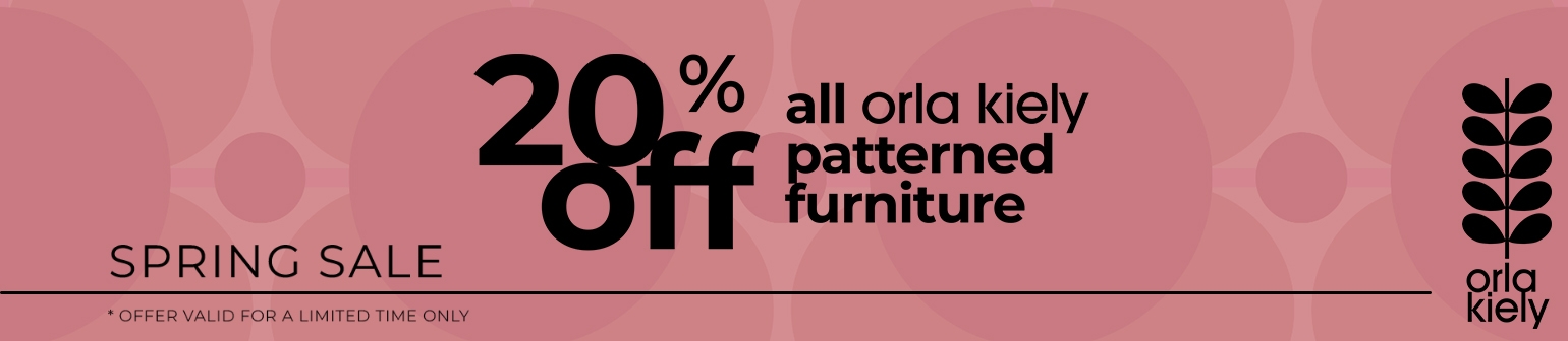 Orla Kiely 20% off all patterned furniture