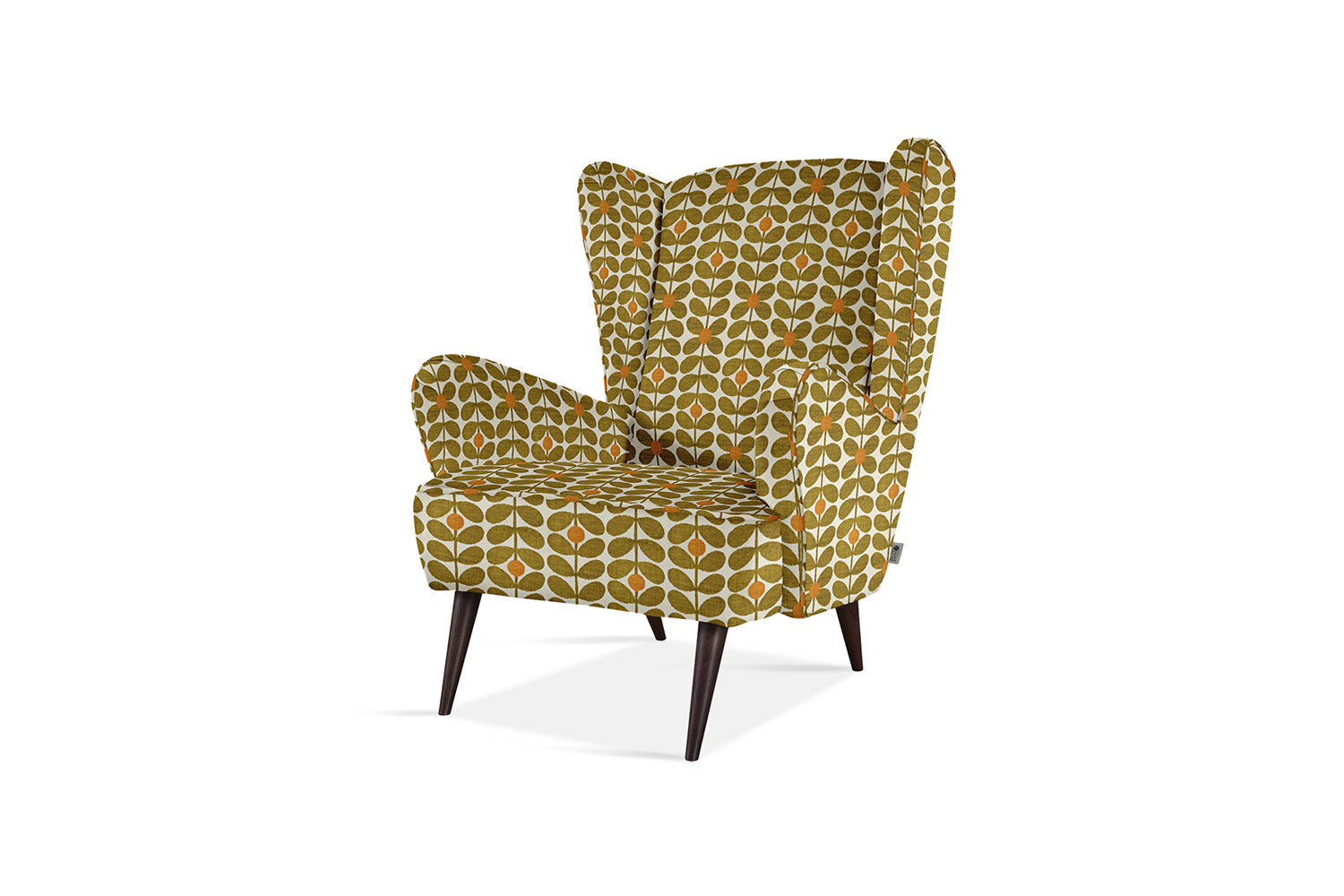 Orla Kiely Alma Chair - Sixties Stem Fawn