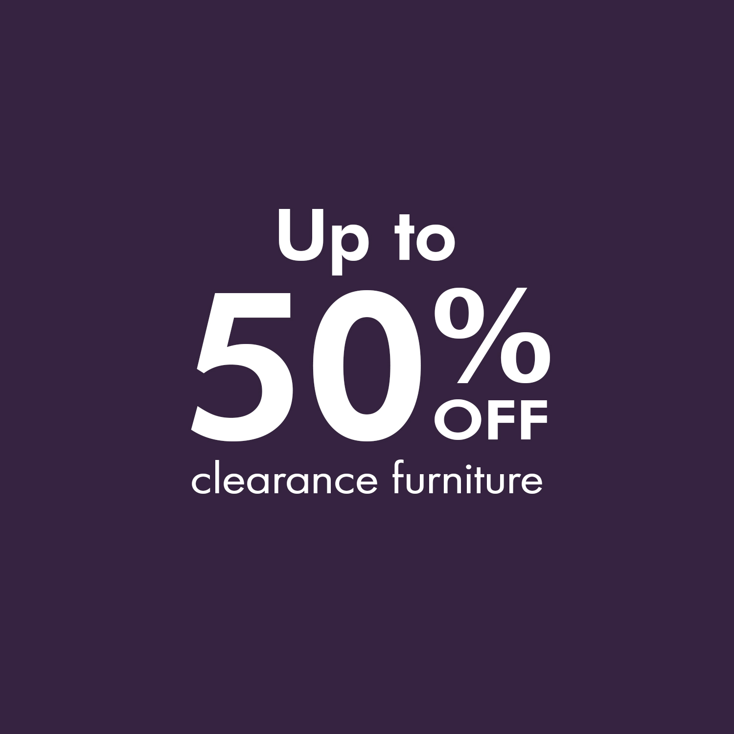 Clearance furniture