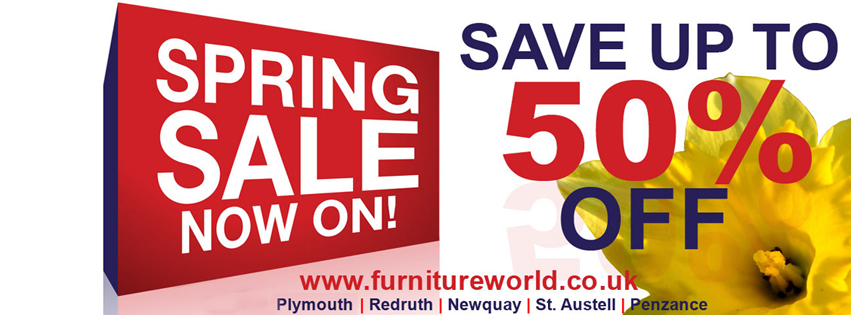 Spring Sale Now On At Furniture World