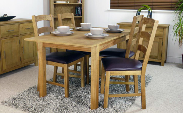 Canada Oak Extending Dining Set