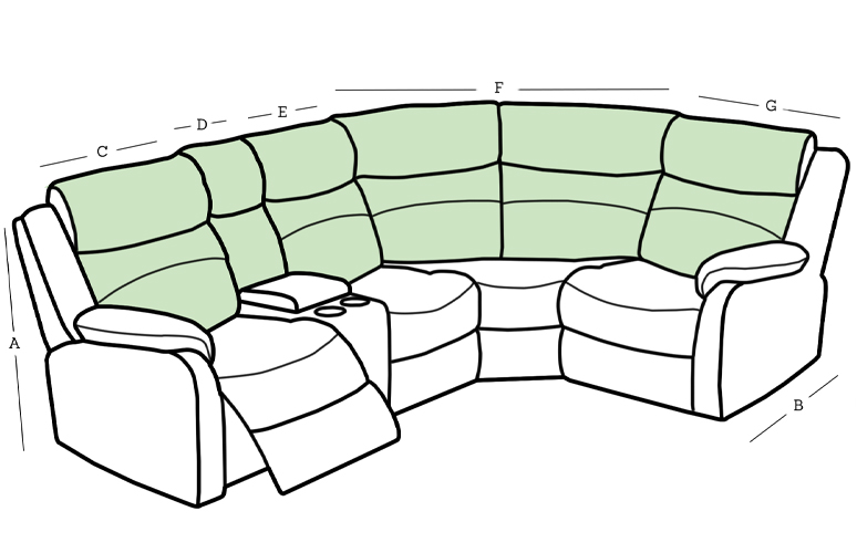 Ellena Corner Sofa Dimensions